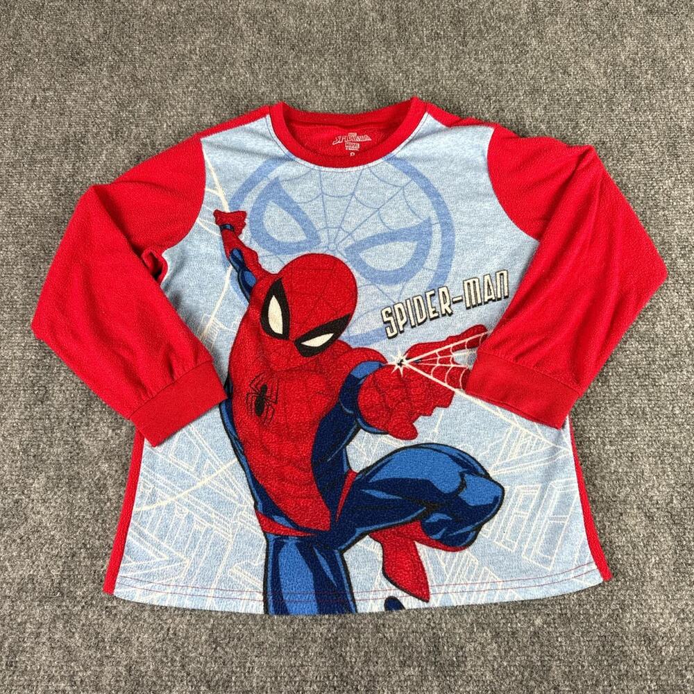 Red and blue spider man toddler shirt